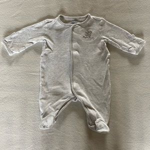 Ralph Lauren Baby Striped Cotton Coverall / Onesie